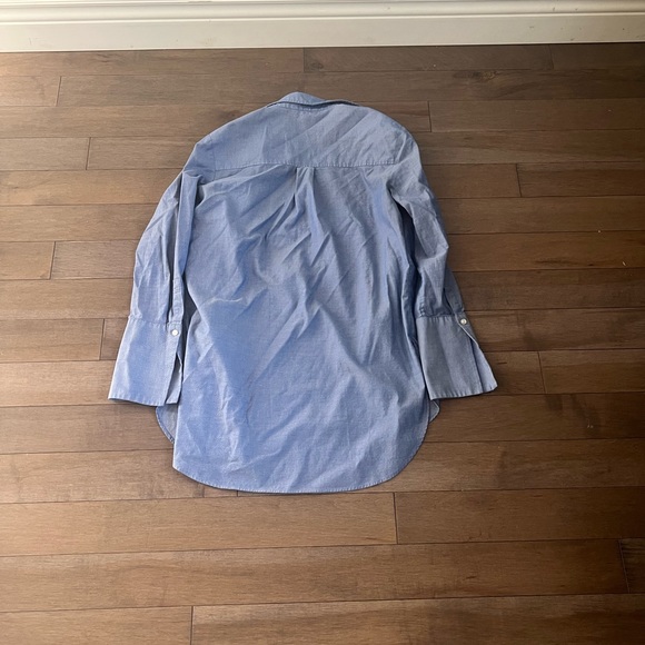 Blue long sleeve button down shirt - Picture 2 of 2